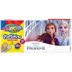 Plastelina Colorino Kids - Frozen, 12 kolorów